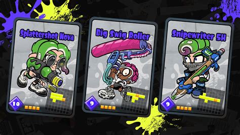 splatoon nfc card|splatoon 3 tableturf cards.